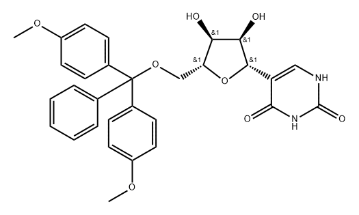 5'-DMT-Pseudouricdine Struktur