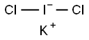 Iodate(1-), dichloro-, potassium (9CI) Struktur