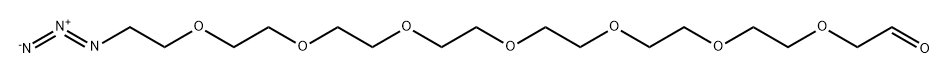 CHO-PEG7-azide Struktur