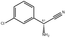 Benzeneacetonitrile, α-amino-3-chloro-, (αR)- Struktur