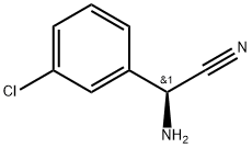 (S)-2-amino-2-(3-chlorophenyl)acetonitrile Struktur