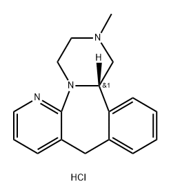 化合物 ESMIRTAZAPINE HCL 結構式