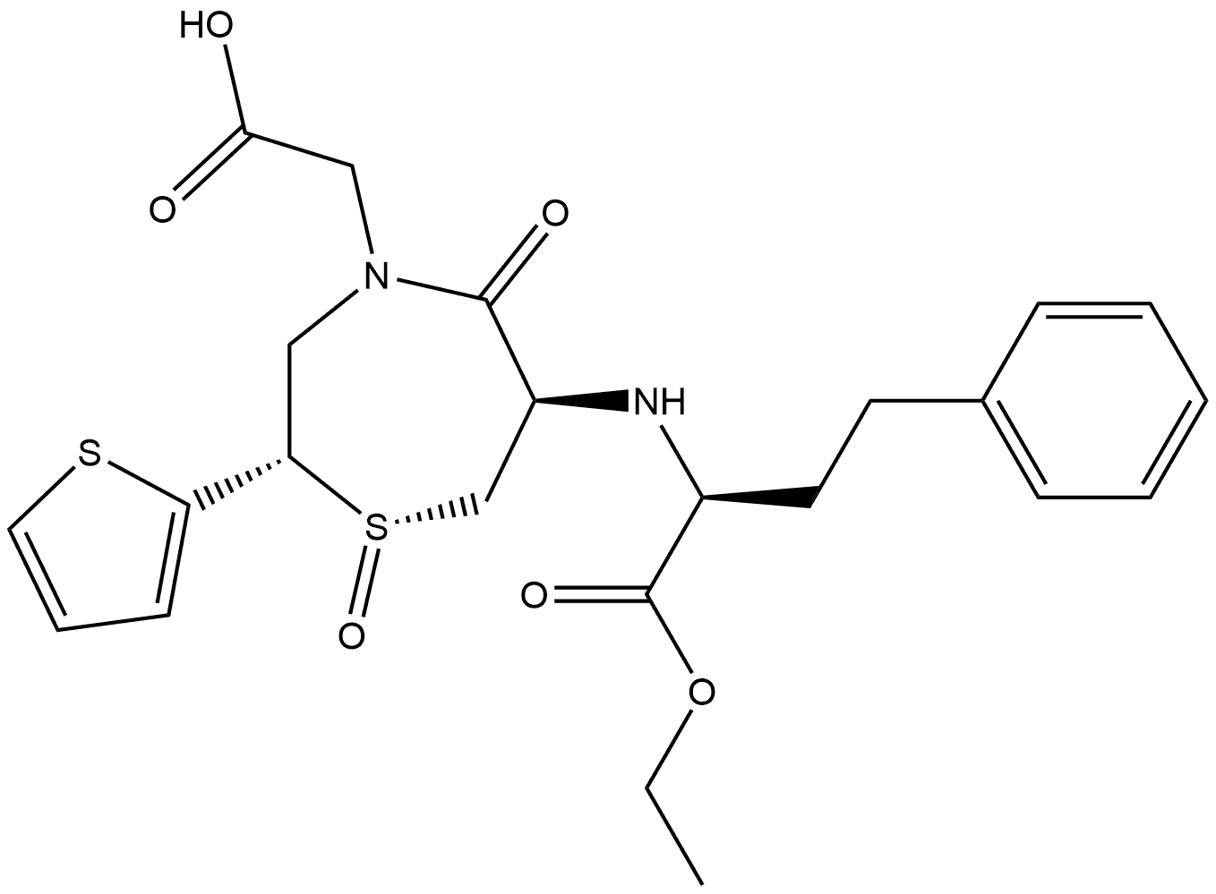 Temocapril Impurity 7 Struktur