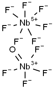 AMMONIUM FLUORONIOBATE  99.99% Struktur