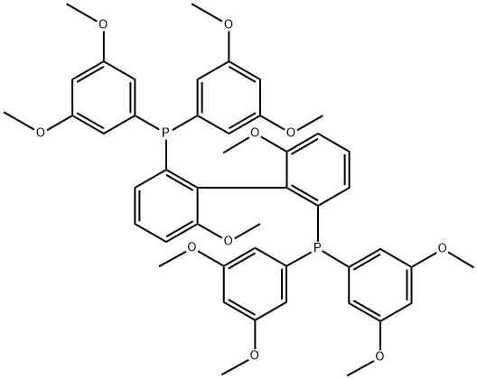 (S)-ECNU-Phos/(S)-(-)-2,2'-Bis[di(3,5-dimethoxyphenyl)phosphino]-6,6'-dimethoxy-1,1'-biphenyl Struktur