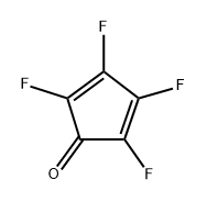 2,4-Cyclopentadien-1-one,  2,3,4,5-tetrafluoro-,  radical  ion(1-)  (9CI) Struktur