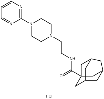 Adatanserin hydrochloride Struktur