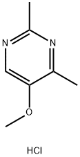 Pyrimidine, 5-methoxy-2,4-dimethyl-, hydrochloride (1:1) Struktur