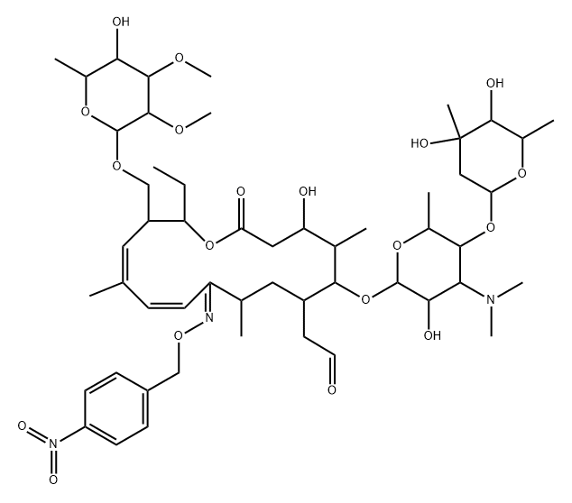 para-Nitrobenzyl-oxime-tylosine Struktur