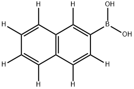 Boronic acid, B-(2-naphthalenyl-1,3,4,5,6,7,8-d7)- Struktur