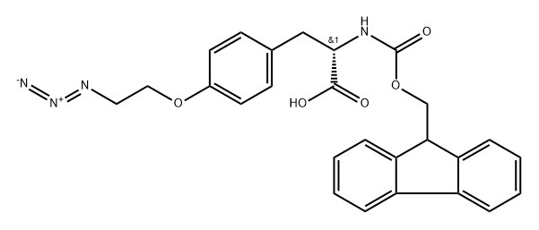 Fmoc-L-Tyr(2-azidoethyl)-OH Struktur