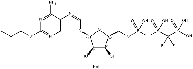 AR-C 66096 tetrasodium salt Struktur