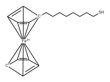 8-Ferrocenyl-1-Octanethiol Struktur