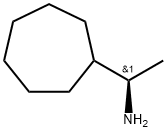 Cycloheptanemethanamine, α-methyl-, (αR)- Struktur