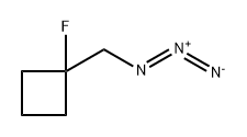 1-(Azidomethyl)-1-fluorocyclobutane Struktur