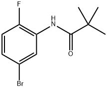 N-(5-bromo-2-fluorophenyl)pivalamide Struktur