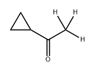 Ethanone-2,2,2-d3, 1-cyclopropyl- (9CI) Struktur