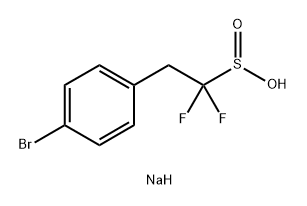 Benzeneethanesulfinic acid, 4-bromo-α,α-difluoro-, sodium salt (1:1) Struktur