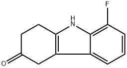 8-fluoro-2,3,4,9-tetrahydro-1H-carbazol-3-one Struktur