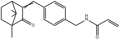 POLYACRYLAMIDOMETHYL BENZYLIDENE CAMPHOR Struktur