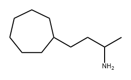 Cycloheptanepropanamine, α-methyl- Struktur