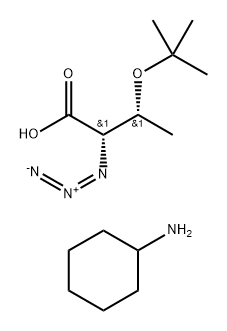 L-azidothreonine tert-butyl ether CHA salt Struktur