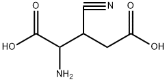 β-Cyanoglutamic acid Struktur