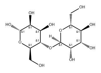 4-O-mannopyranosyl-(1-6)-mannopyranan Struktur