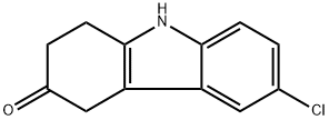 6-chloro-2,3,4,9-tetrahydro-1H-carbazol-3-one Struktur