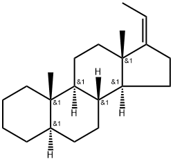 (Z)-5α-Pregn-17(20)-ene Struktur