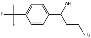 3-amino-1-(4-(trifluoromethyl)phenyl)propan-1-ol Struktur