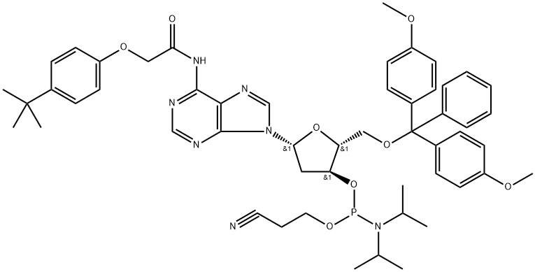 DMT-DA(TAC) AMIDITE 10G, SINGLE Struktur