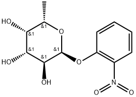 α-L-Galactopyranoside, 2-nitrophenyl 6-deoxy- Struktur