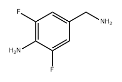 4-(aminomethyl)-2,6-difluoroaniline Struktur