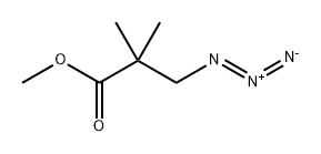 Methyl 3-azido-2,2-dimethylpropanoate Struktur