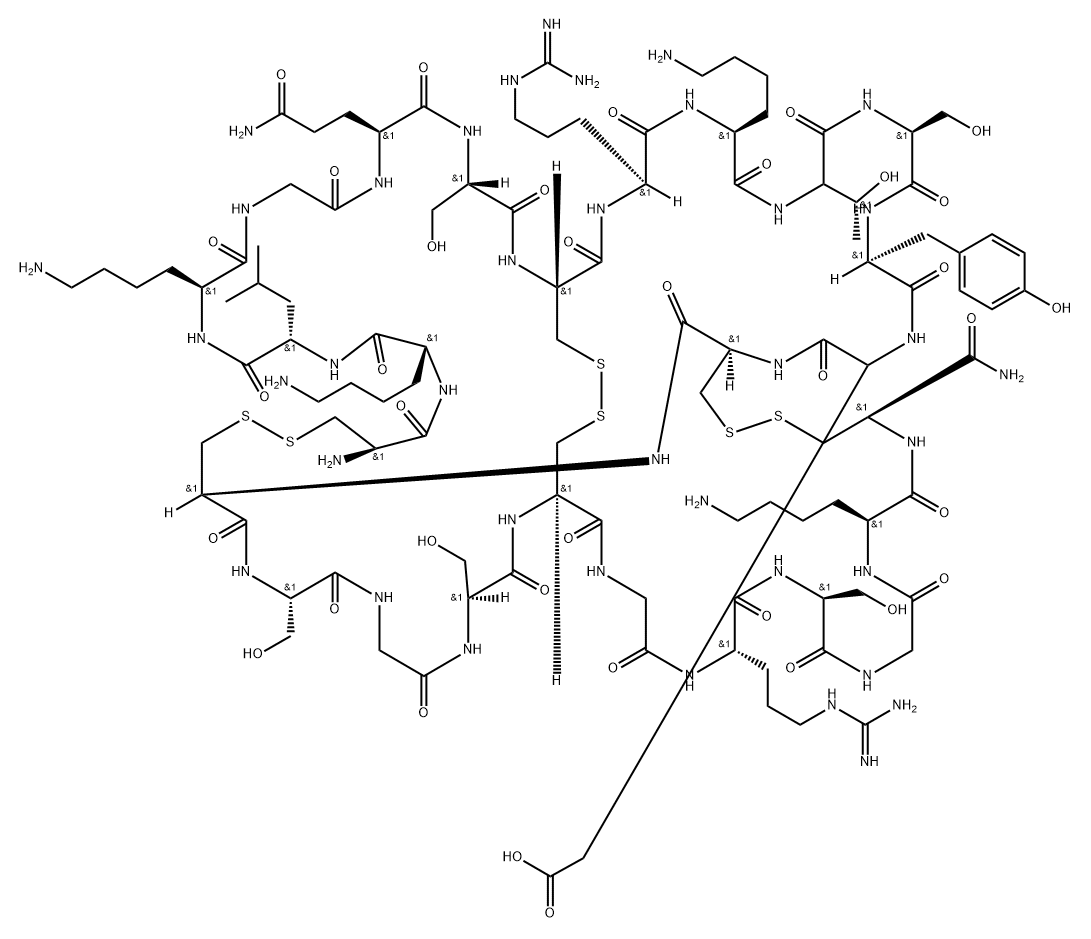 OMEGA-CONOTOXIN SVIB Struktur