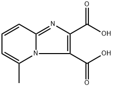 5-methylimidazo[1,2-a]pyridine-2,3-dicarboxylic acid Struktur