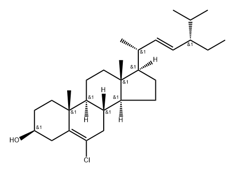 6-chlorostigmasterol Struktur