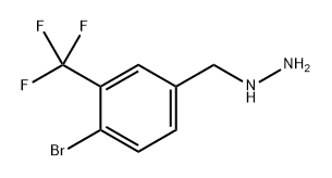 {[4-bromo-3-(trifluoromethyl)phenyl]methyl}hydrazine|