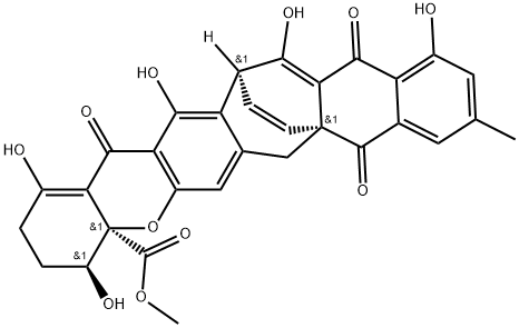 XANTHOQUINODIN A1 Struktur