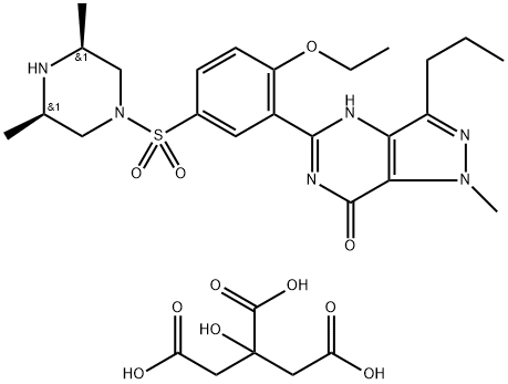 AildenafilCitrate Struktur