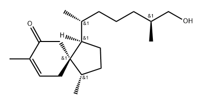 Spiro[4.5]dec-8-en-7-one, 1-(6-hydroxy-1,5-dimethylhexyl)-4,8-dimethyl-, [1R-[1α(1R*,5S*),4β,5β]]- (9CI) Struktur