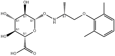 N-hydroxymexiletine glucuronide Struktur