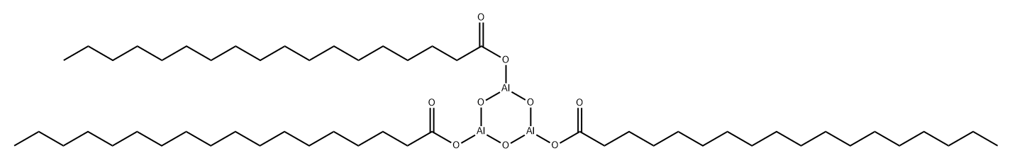 tris(octadecanoate-.kappa.O)tri-.mu.-oxotri-Aluminum Aluminum,tris(octadecanoate-.kappa.O)tri-.mu.-oxotri- Struktur