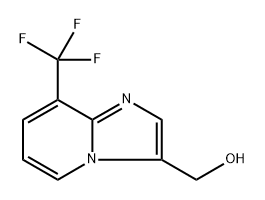 8-(trifluoromethyl)imidazo[1,2-a]pyridin-3-yl]methanol Struktur