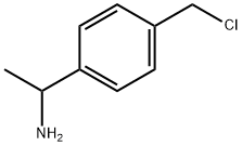 Benzenemethanamine, 4-(chloromethyl)-α-methyl- Struktur