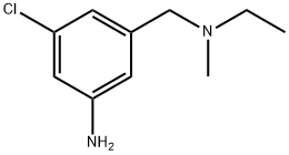 3-chloro-5-((ethyl(methyl)amino)methyl)aniline Struktur