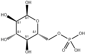 α-D-Glucopyranose, 6-(dihydrogen phosphate) Struktur