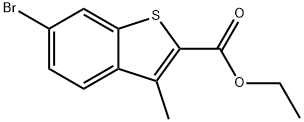 ethyl 6-bromo-3-methylbenzo[b]thiophene-2-carboxylate Struktur