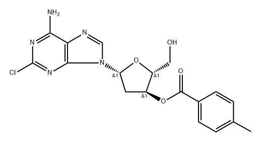 Cladribine Mono Benzoate Impurity Struktur